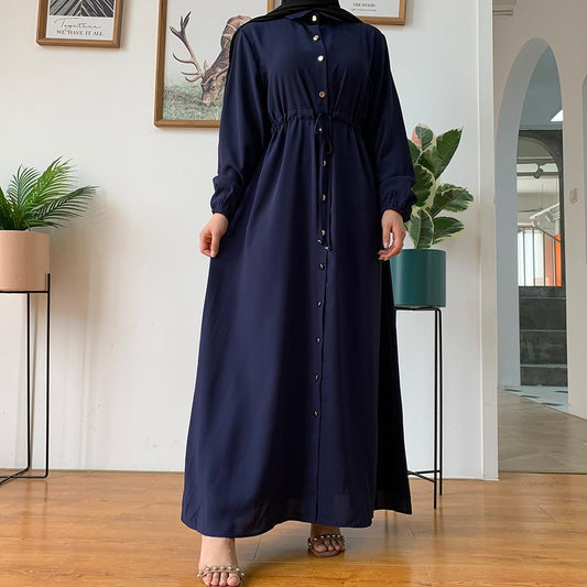 Abaya Hijab avec bouton Abaya Hijab - Élégance et Pudeur