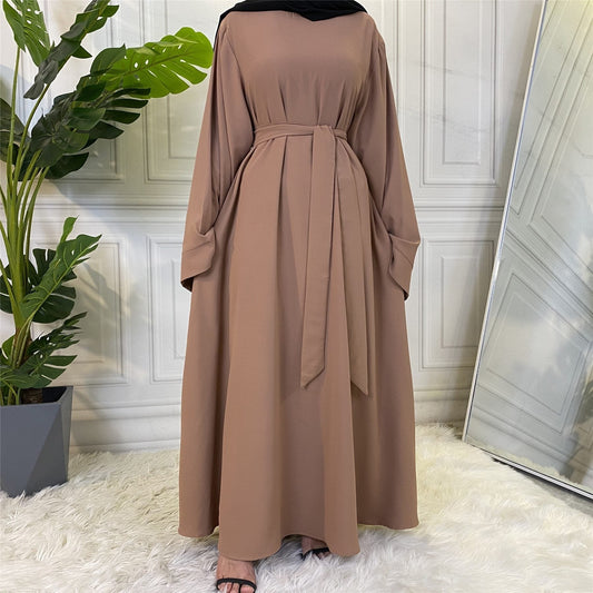 Abaya Beige Moderne pour Femme