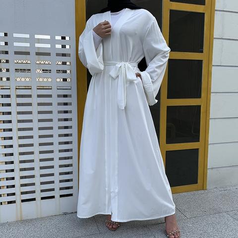 Abaya Blanche Premium : Élégance Traditionnelle & Confort Moderne