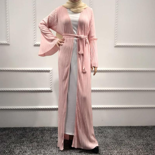 Abaya Kimono Rose Élégante – Confort et Charme Contemporain