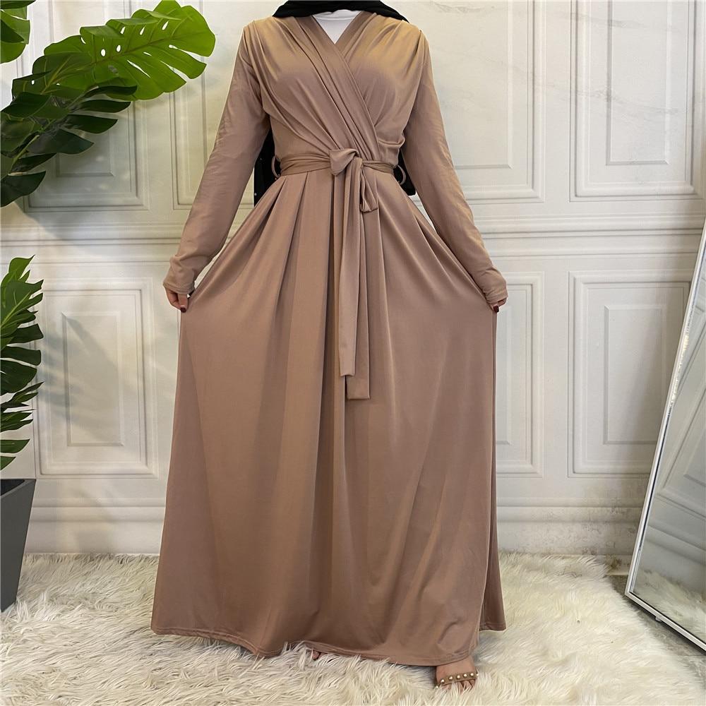 Abaya Marron Élégante et Confortable – Style Sophistiqué pour Toute Occasion