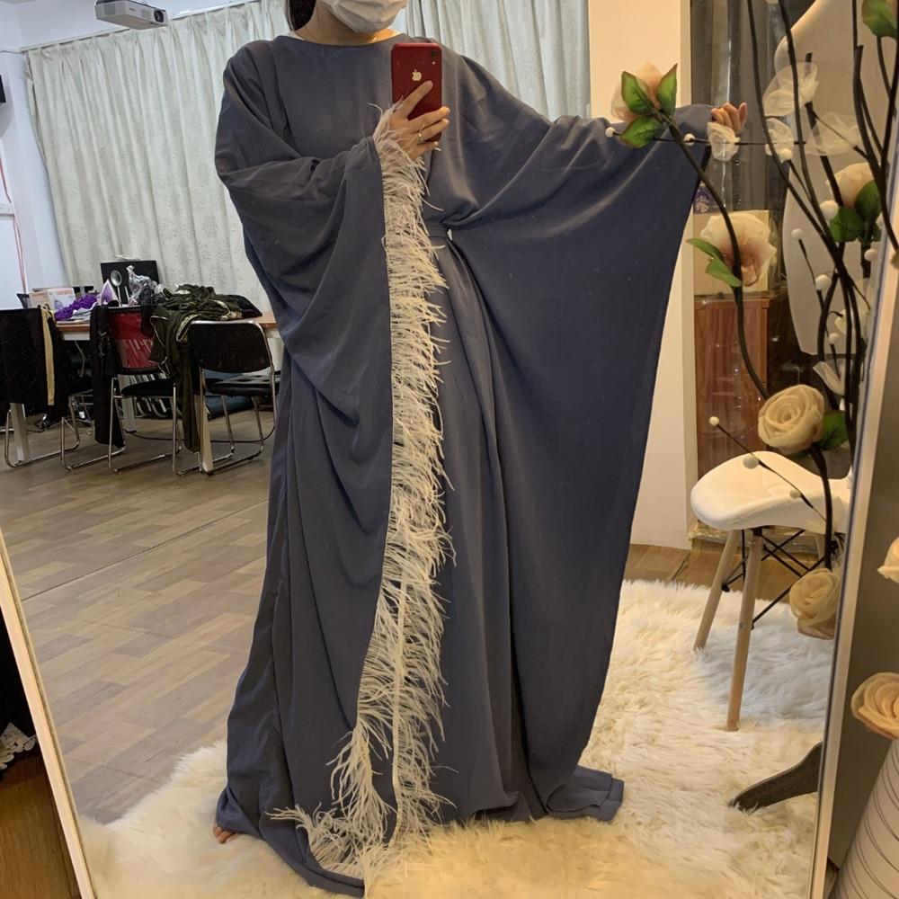 Abaya Papillon Bleue