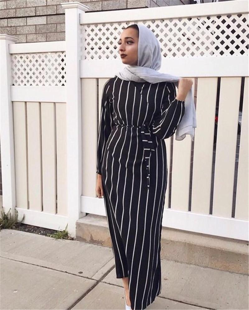 Abaya Robe à Traits