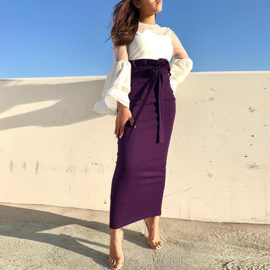 Jupe Violette : La Combinaison Parfaite de Style et de Confort pour la Femme Musulmane