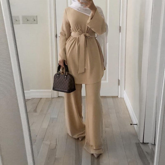 Kimono Beige Femme voilée