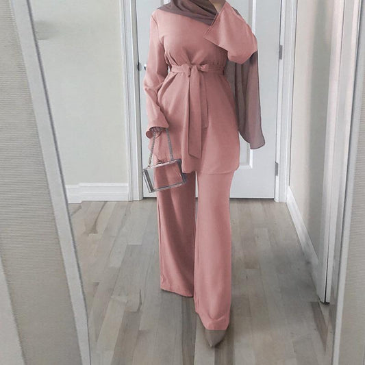 Kimono Rose Femme Musulmane