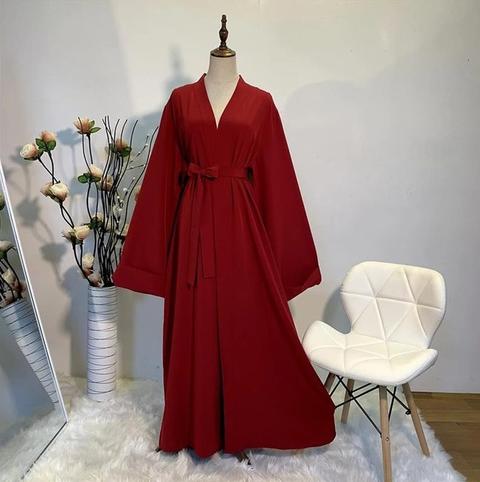 Kimonos Abayas Sophistiqués pour Femmes Musulmanes