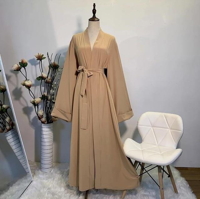 Kimonos Abayas Sophistiqués pour Femmes Musulmanes