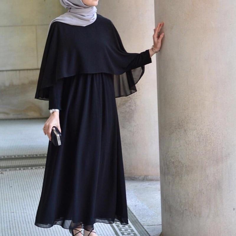 Robe Hijab Noire - Modeste et Polyvalente